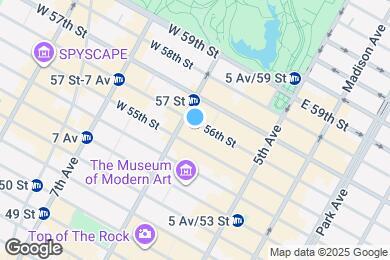 Map image of the property - WEST 56 STREET