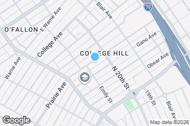 Map image of the property - 2028 E Prairie Ave