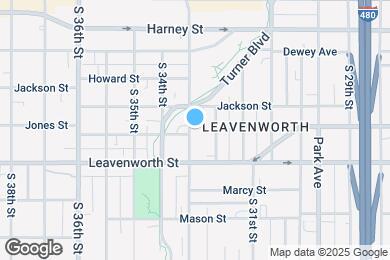 Map image of the property - 623 S 33rd St