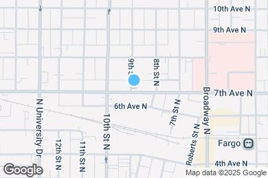 Map image of the property - 825 7th Ave N