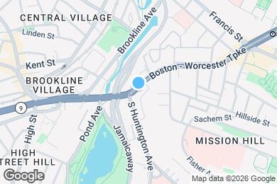 Map image of the property - 886-896 Huntington Ave.