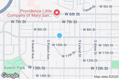Map image of the property - 1231 W 9th St