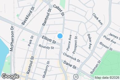 Map image of the property - 332 Cabot St