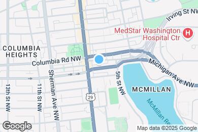 Map image of the property - 611 Harvard St NW