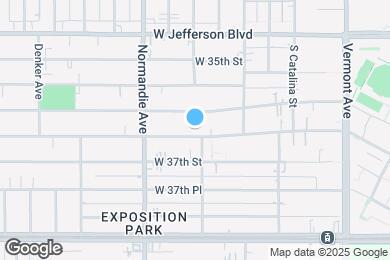 Map image of the property - 1321 W. 36th Pl.