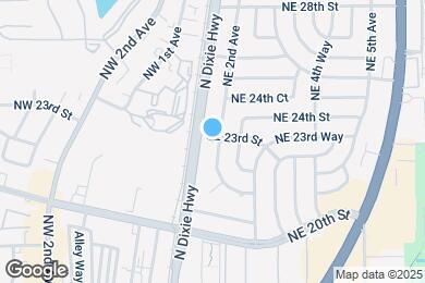 Map image of the property - 2297 NE 2nd Ave