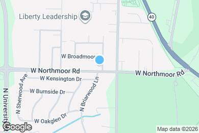 Map image of the property - 803 W Northmoor Rd
