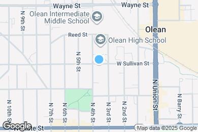 Map image of the property - 411 W Sullivan St