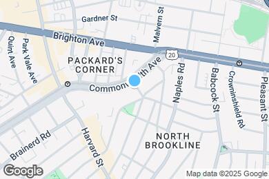Map image of the property - 1140 Commonwealth Ave
