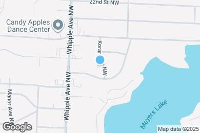 Map image of the property - 1825 Koran Ave NW