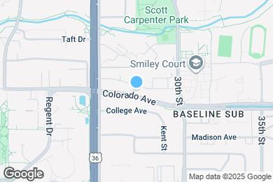 Map image of the property - 2940 Pennsylvania Ave