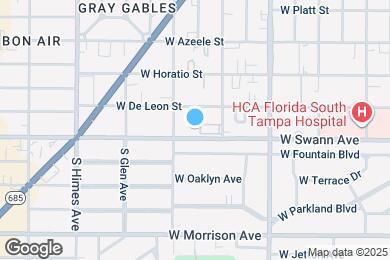 Map image of the property - Park West Apartments