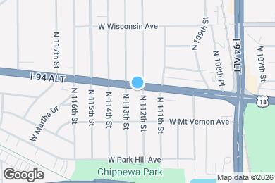 Map image of the property - 11205 W Bluemound Rd