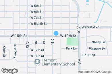 Map image of the property - 215 W 10th St