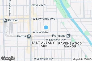 Map image of the property - 4707 N Albany Ave