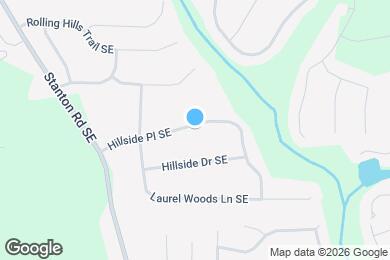 Map image of the property - 1419 Hillside Pl SE