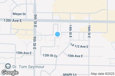 Map image of the property - 1401 12th St E