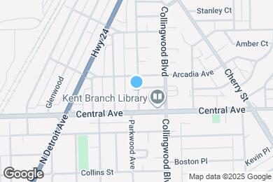 Map image of the property - 3133 Parkwood Ave