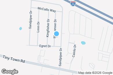 Map image of the property - 3433 Merganser Dr