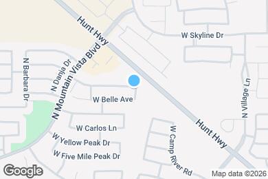 Map image of the property - 2965 W Dancer Ln