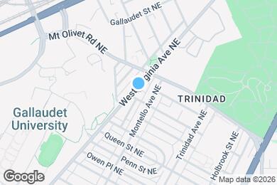 Map image of the property - 1705 West Virginia Ave NE