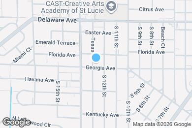 Map image of the property - 720 Texas Ct