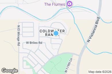 Map image of the property - 12042 W Hide Trail