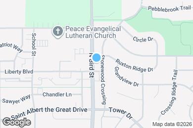 Map image of the property - Stonewood Rental