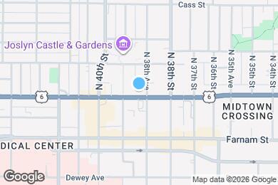 Map image of the property - 3860 Dodge St