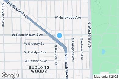 Map image of the property - 5547 N Lincoln Ave