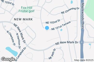 Map image of the property - 1409 NE 101st Terrace