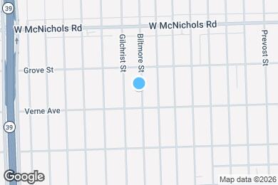 Map image of the property - 16731 Biltmore St