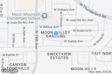 Map image of the property - 1715 W Pershing Ave