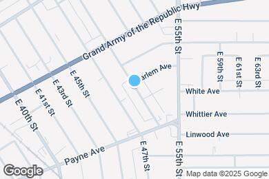 Map image of the property - 1582 E 49th St