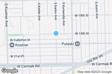 Map image of the property - 4062 W Cullerton St