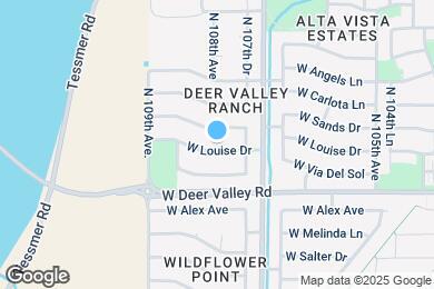 Map image of the property - 10778 W Louise Dr