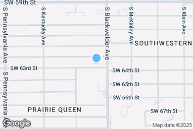 Map image of the property - 1317 SW 63rd St