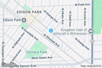 Map image of the property - 6614 N Northwest Hwy