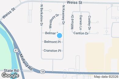 Map image of the property - 6316 Belmont Pl