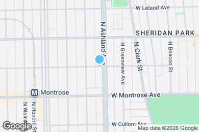 Map image of the property - 1610 W Sunnyside Ave