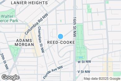 Map image of the property - 1674 Kalorama Rd NW