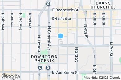 Map image of the property - 100 E Fillmore St