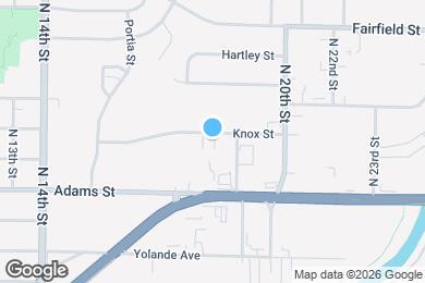 Map image of the property - 1825 Knox St
