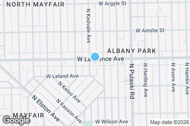 Map image of the property - 4117 W Lawrence Ave