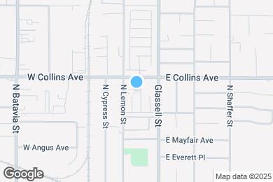 Map image of the property - 858 N Olive St