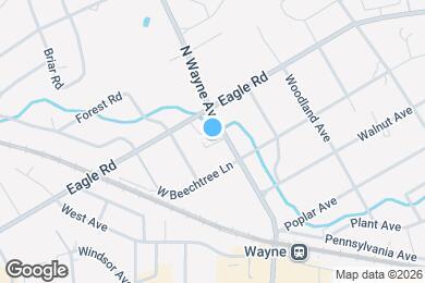 Map image of the property - 412 N Wayne Ave