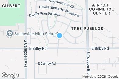 Map image of the property - 6059 S Avenida Caneca