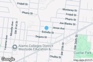 Map image of the property - 323 Estrella St