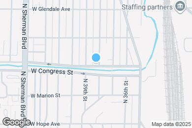 Map image of the property - 4401 N 38th St