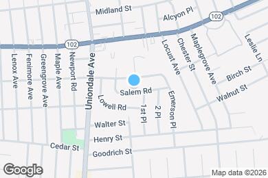 Map image of the property - 741 Salem Rd